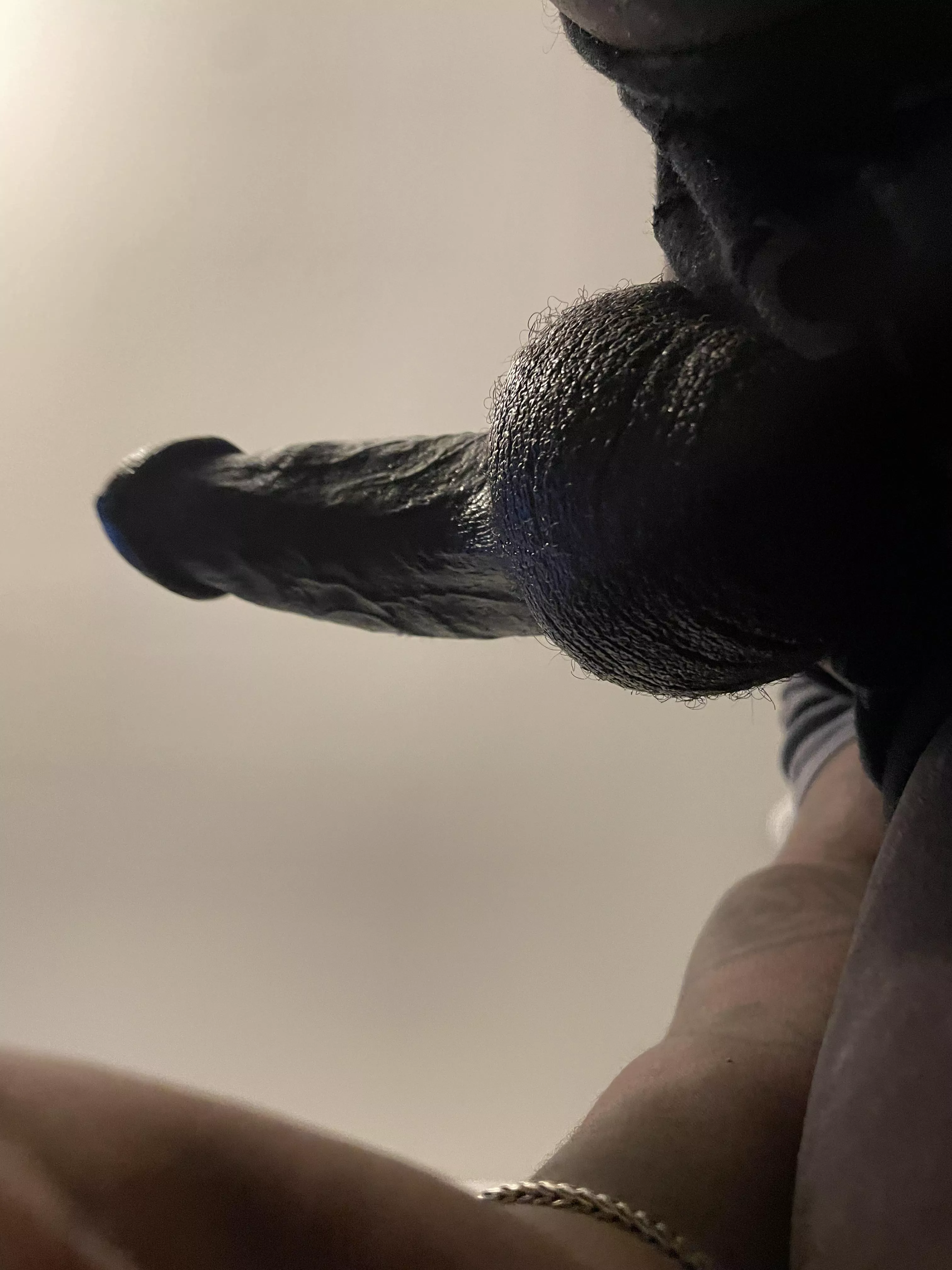 Stroke my cock while you suck my balls