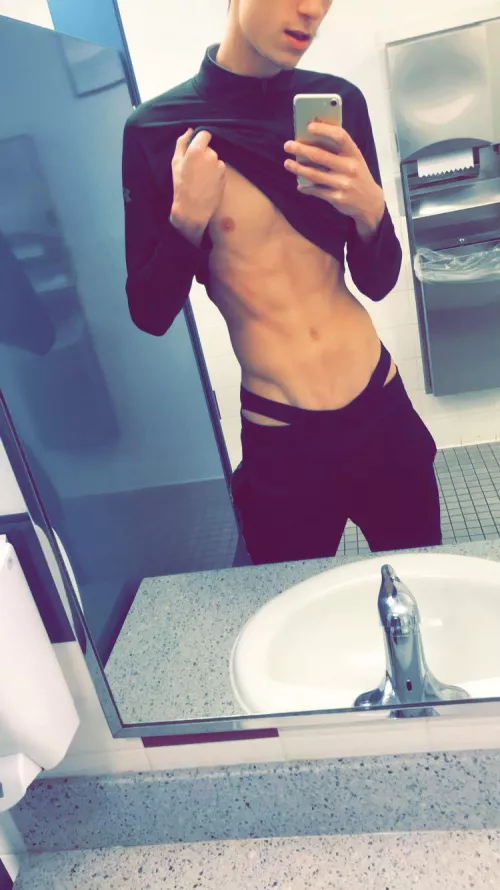 Wearing a jockstrap to school 😛