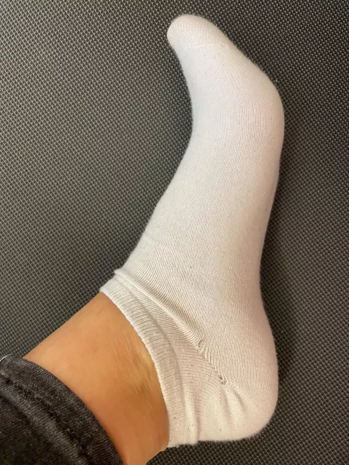 White ankle socks are always a good decision