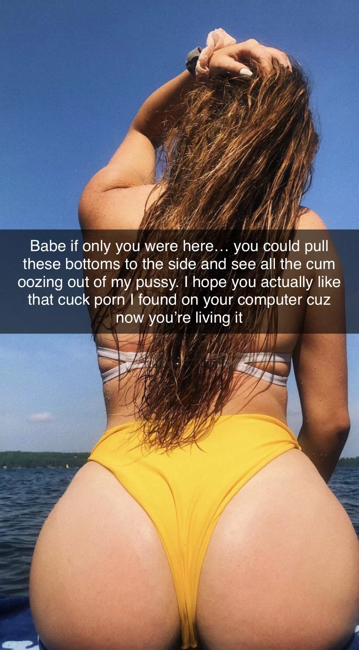 Your wife is on vacation and making some new 'friends'