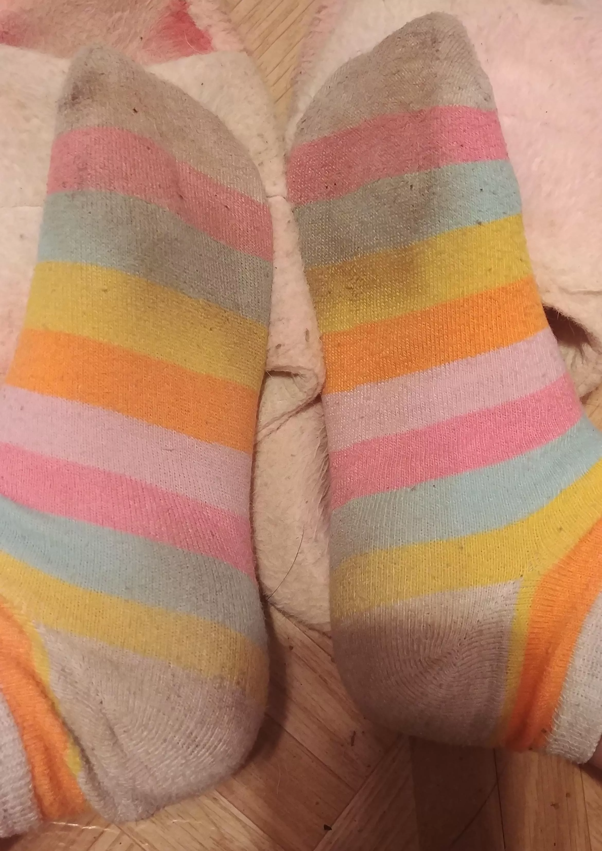 9 day worn socks for sale! $35 including US shipping. Message me to get them shipped today :)