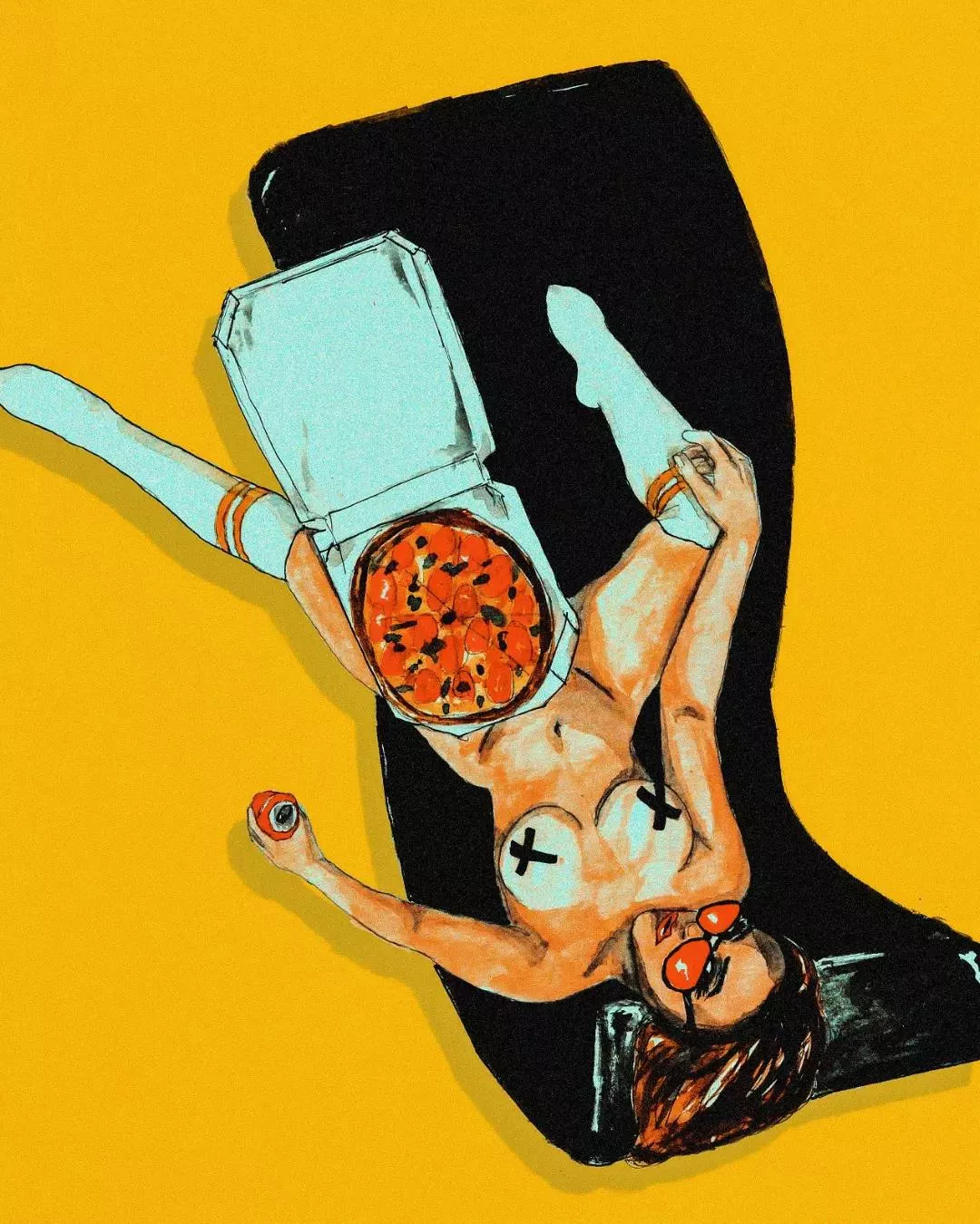 Bringing the pizza to you... 🍕