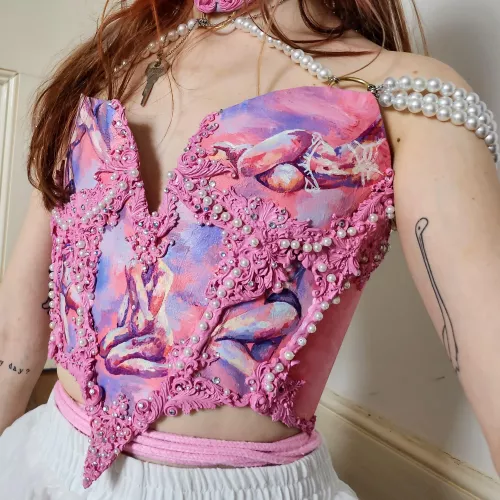 experimenting with wearable art