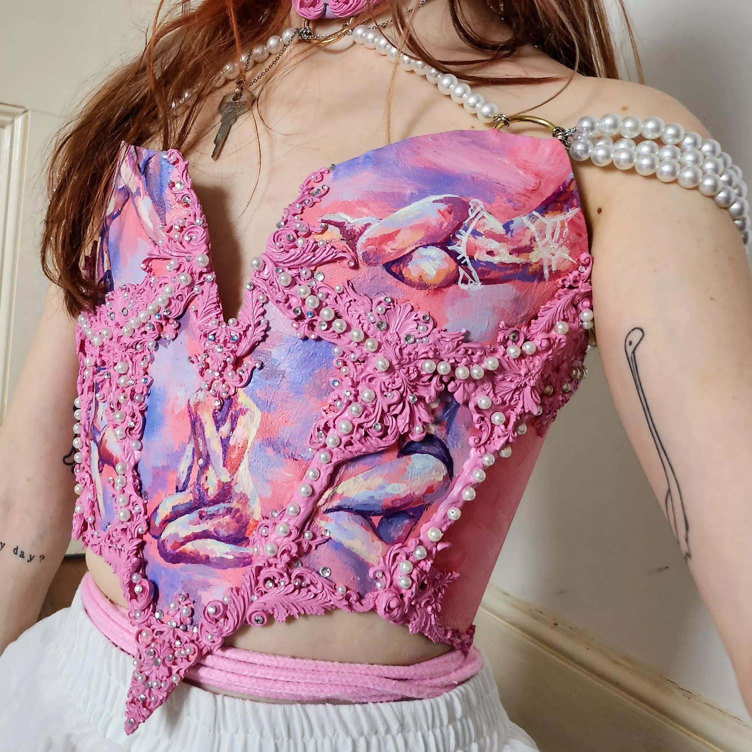 experimenting with wearable art