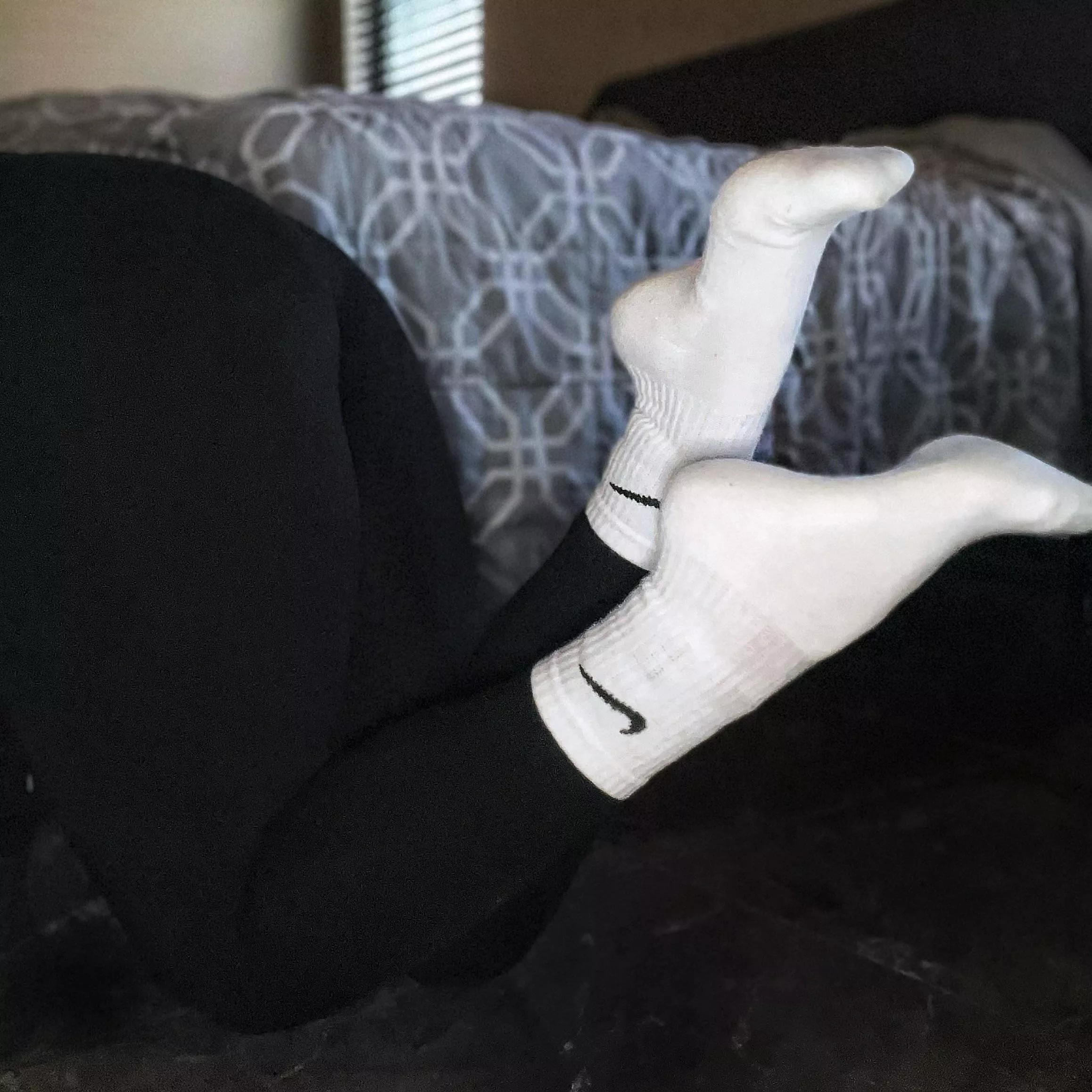 [Female] Something about these Nike socks that makes me horny ✔️🖤