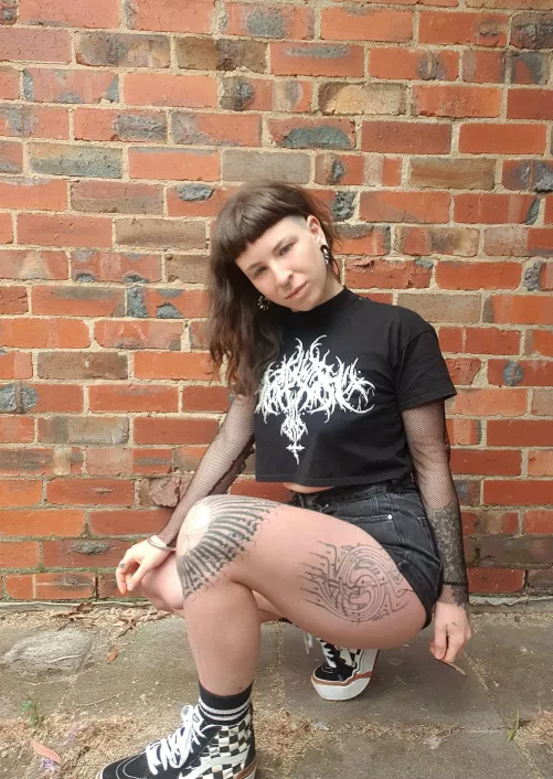 If you cant understand what it says then its likely one of my fav bands [F] [F22] [IRTR]