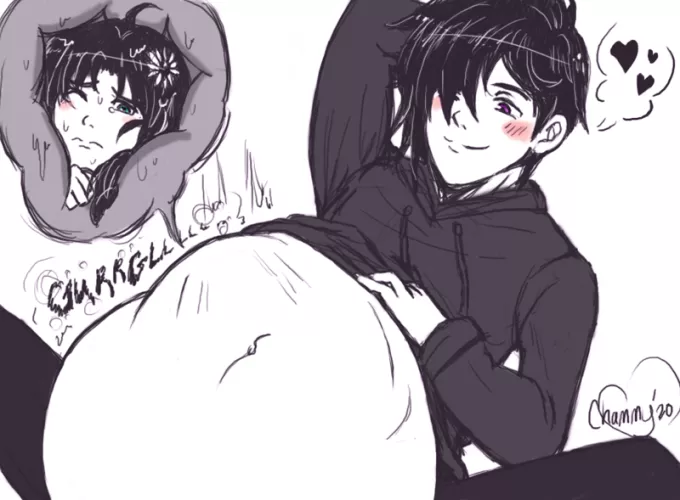 {Image} Laifu with Waifu [M/F] (Art by Chameleonette/me!)