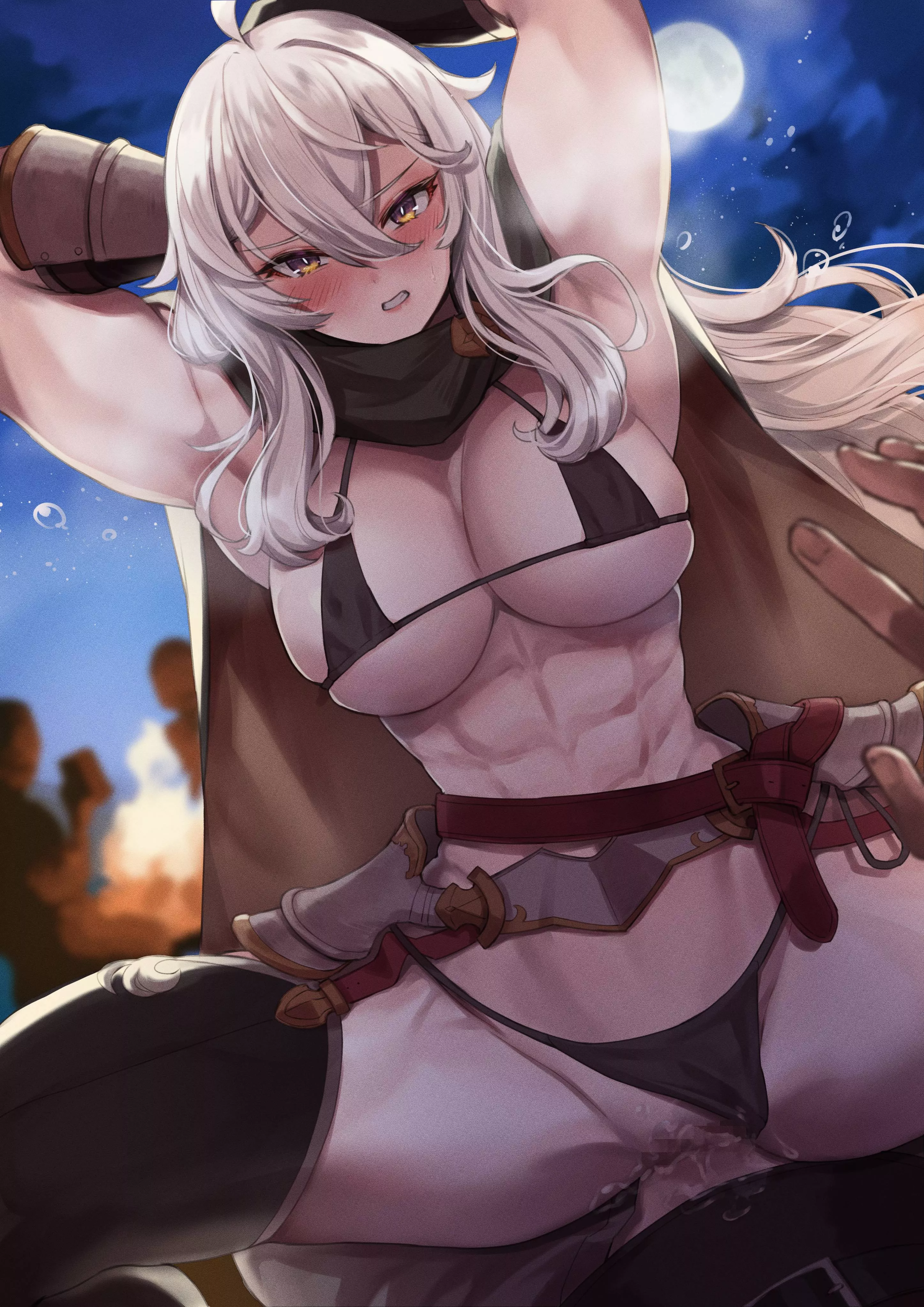 Muscular Mercenary Leona [Artist: SAHARA]