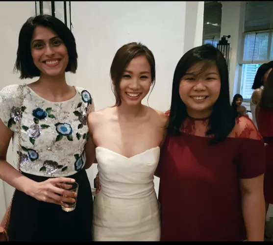 My cousin and her friends