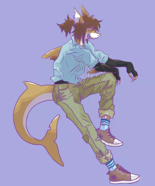 shark attack (Art by me)