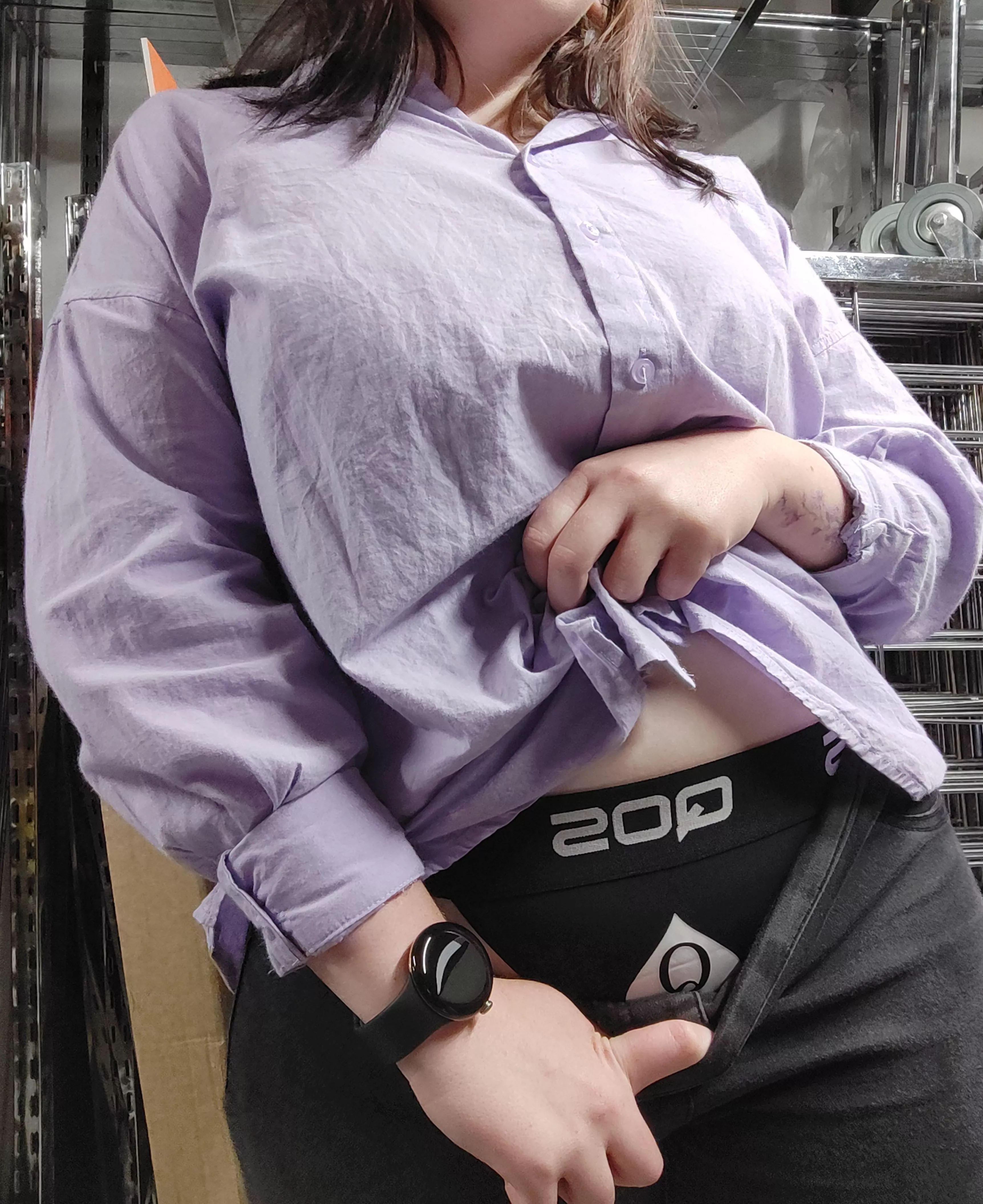 what would you do if I was working, bent over and you saw these?