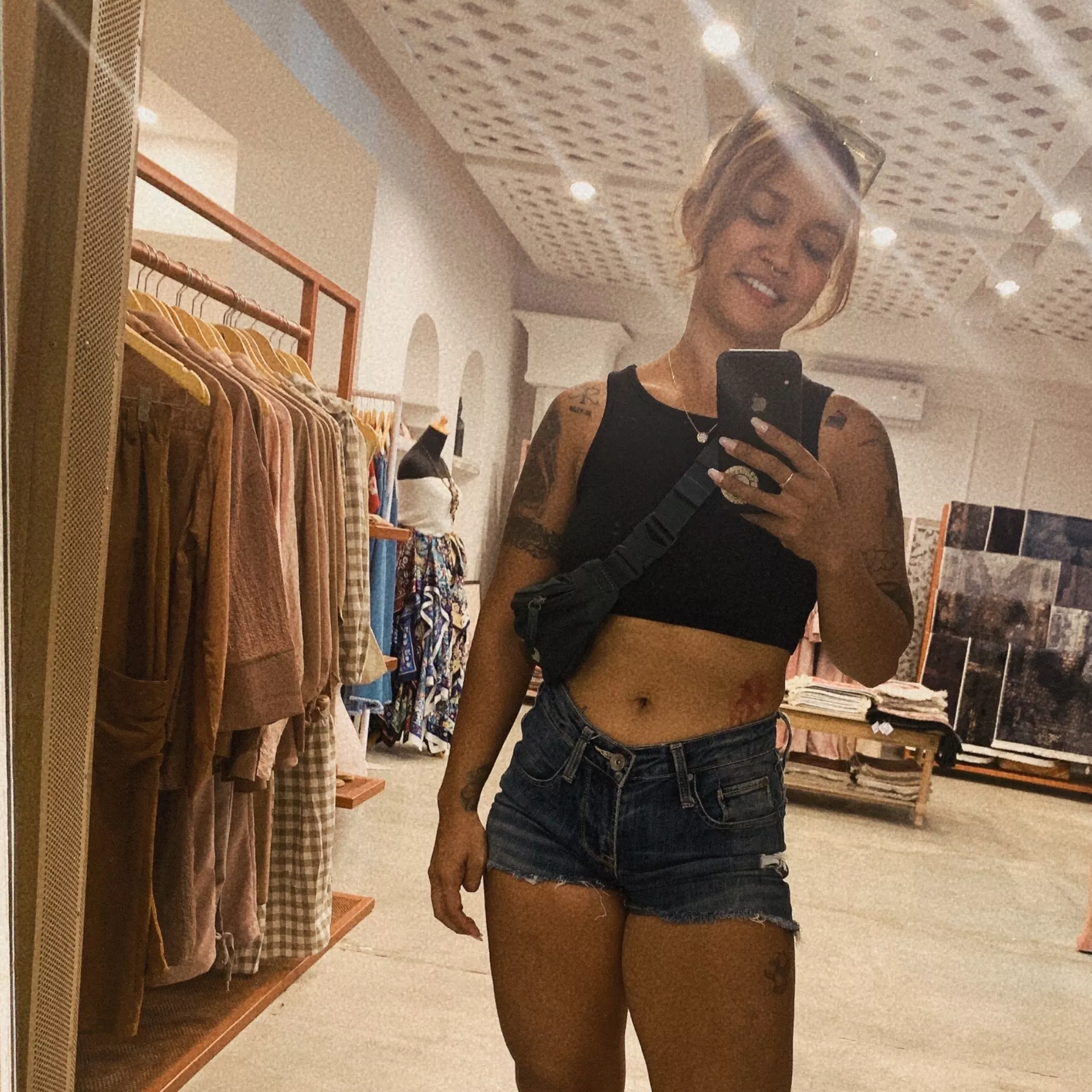 Would you aim for my face? or my tattooed body!?