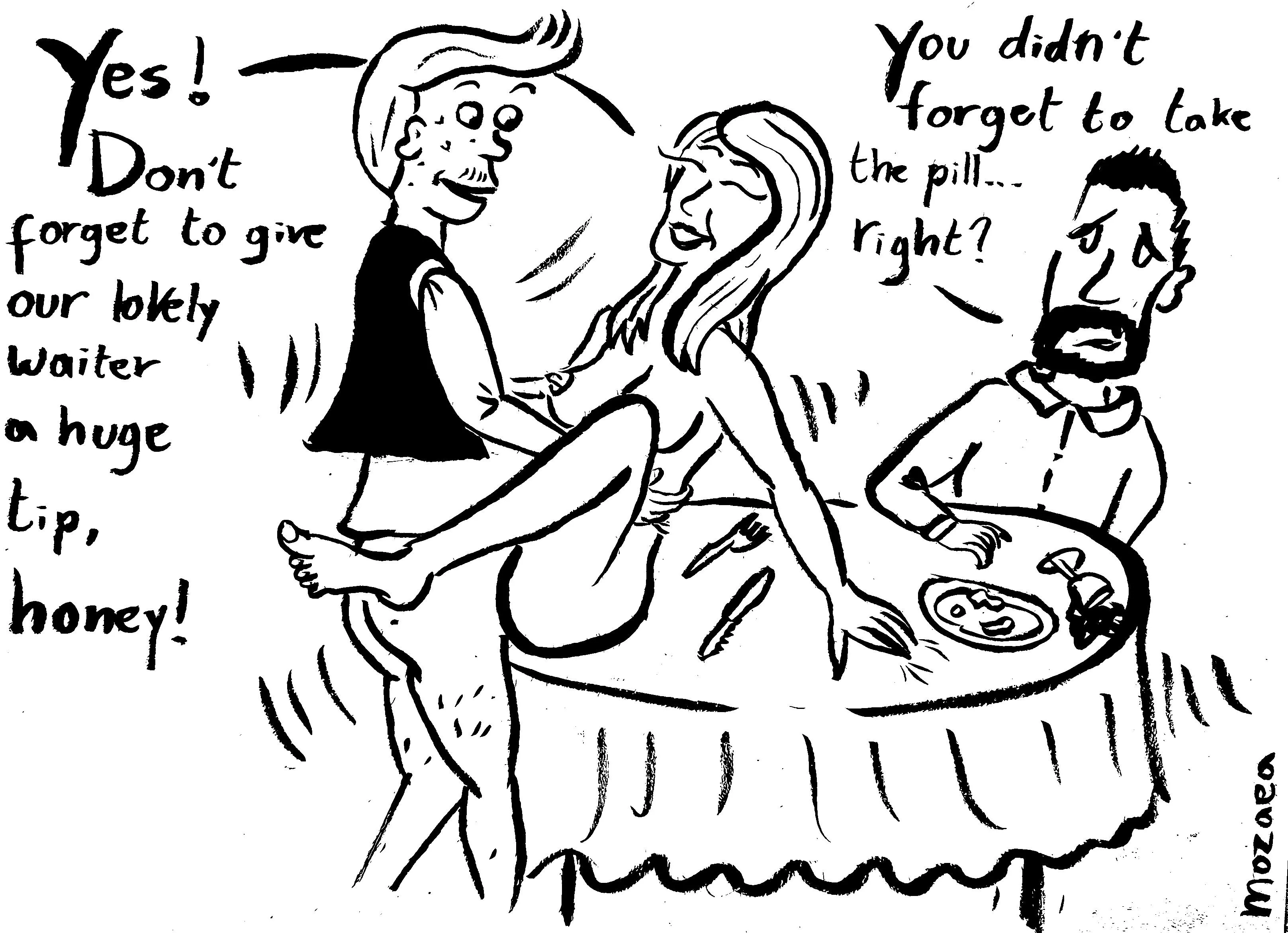 All you wanted was a romantic dinner, all she wanted was to get bred 😈 requested by u/jjcastle