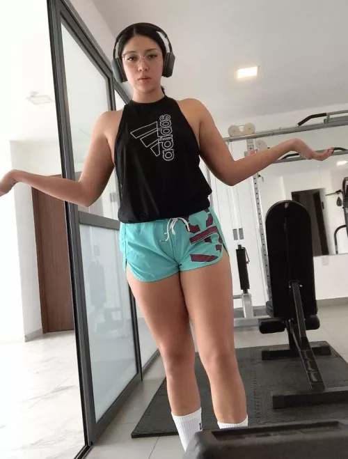 Can I send you pics like this every day after my workout