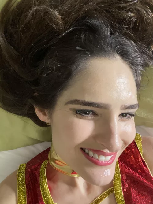 Daddy gave me some hair cum..