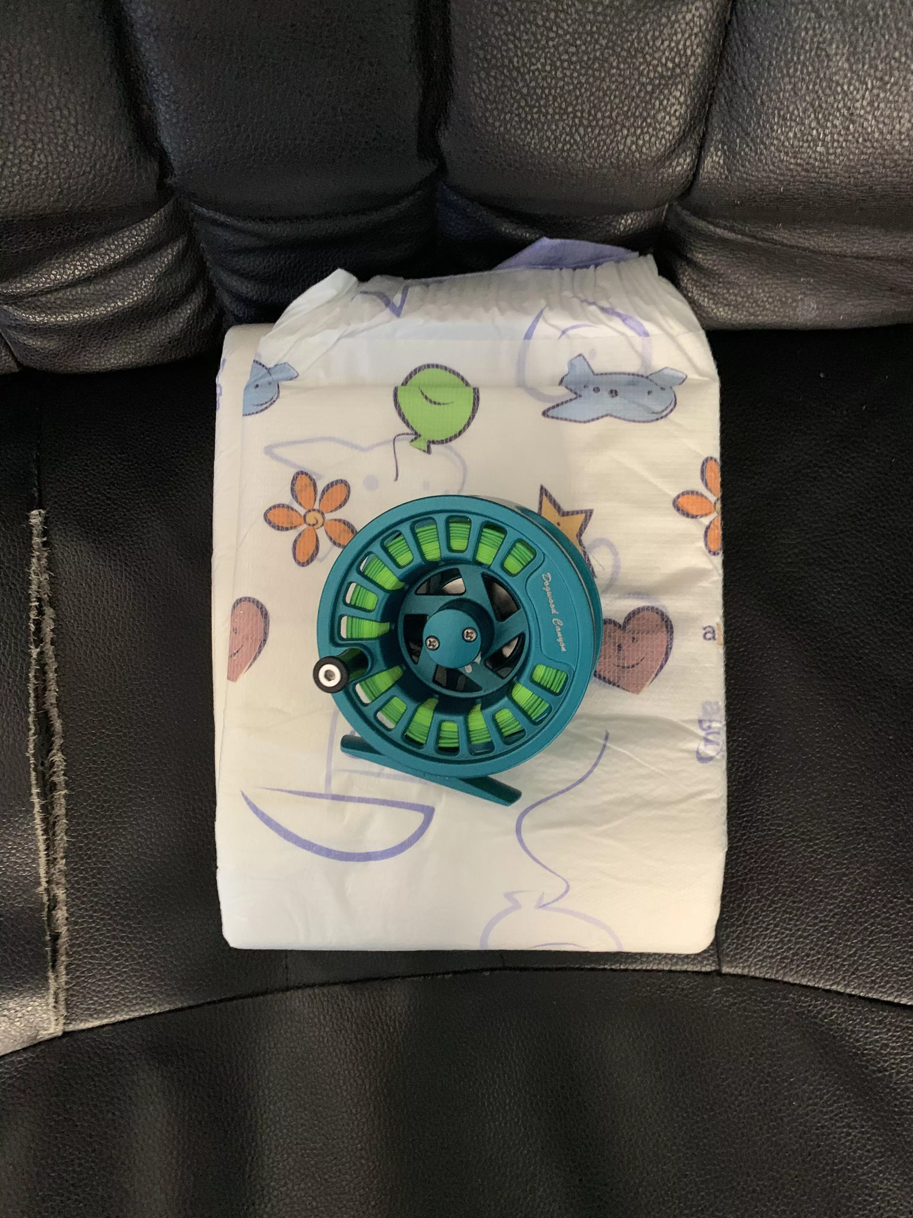 Diapered while fly fishing