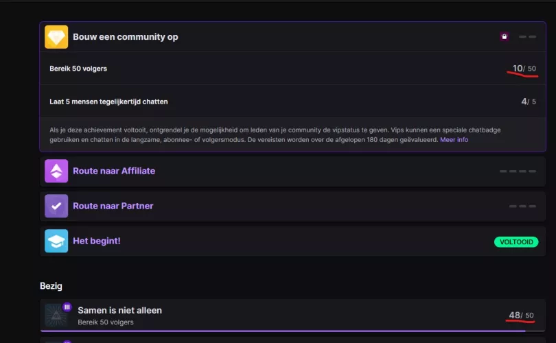 Does anyone know why these two numbers aren't the same? channel page says 48 too
