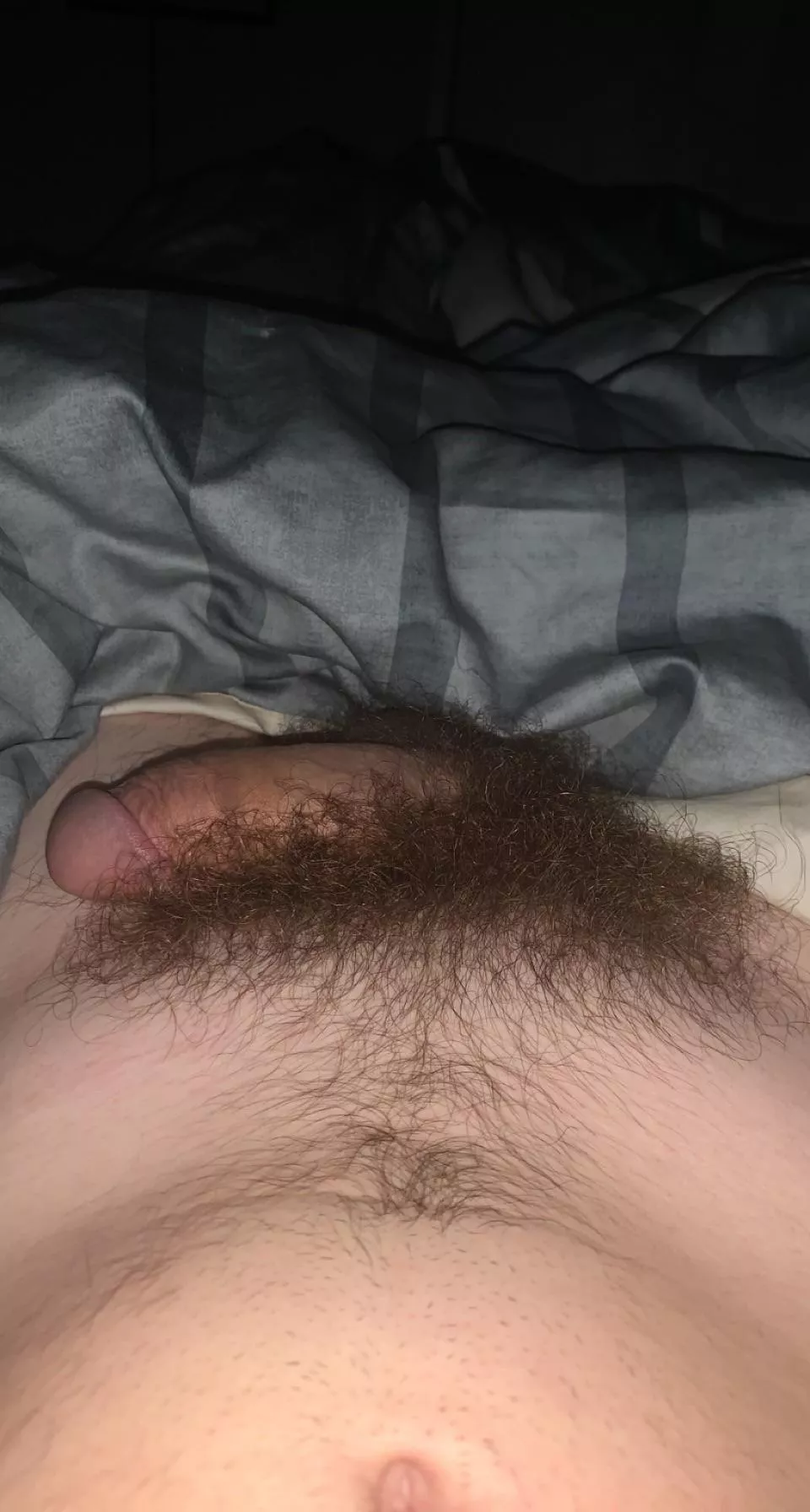 Extra thick bush with my softie hanging out 😁