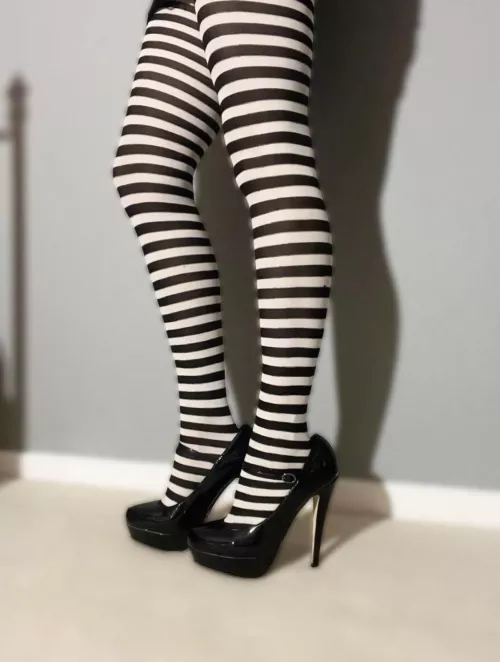 Feeling witchy in a Halloween throwback but stripes are for all year round