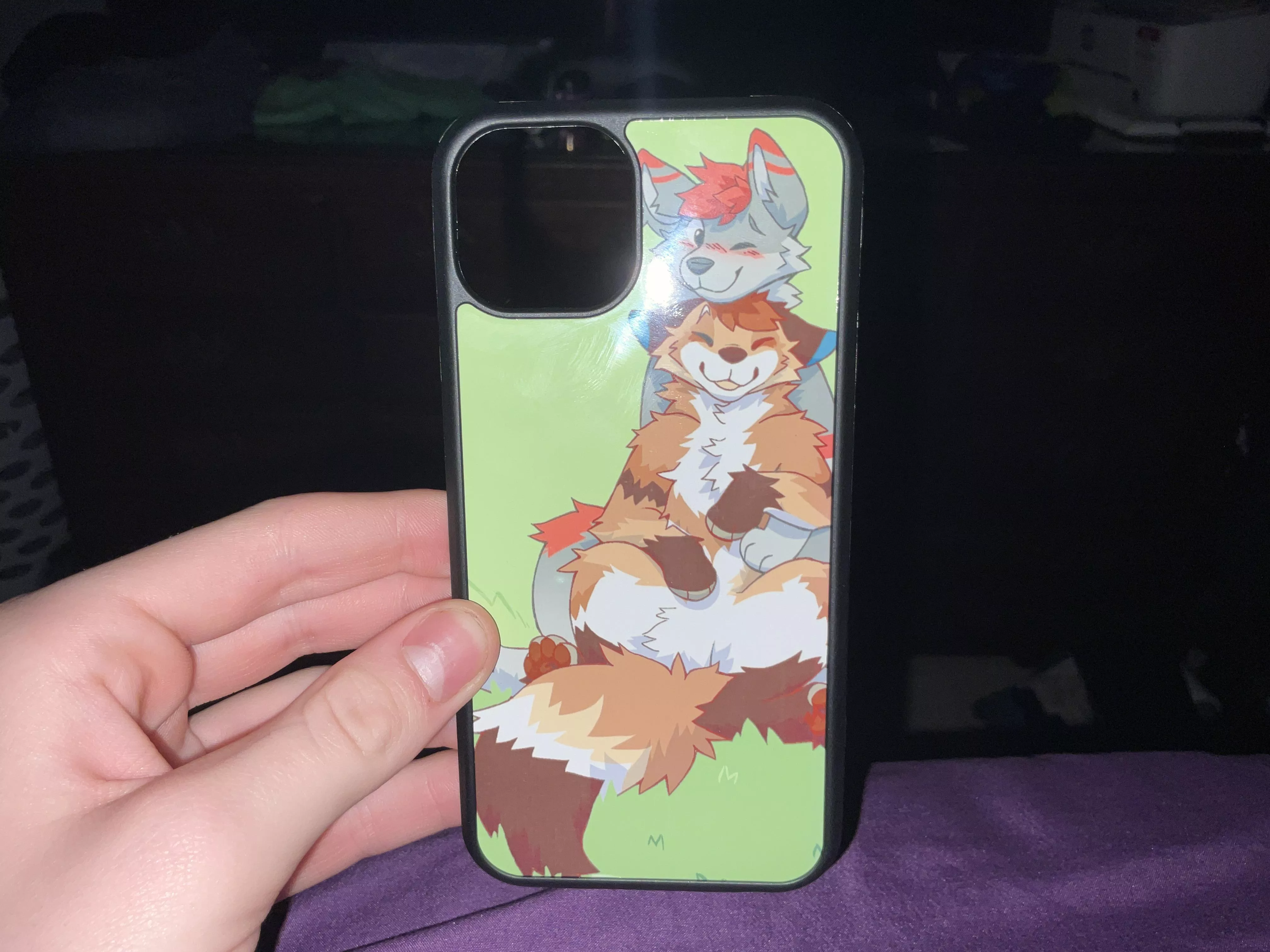 Fluffy phonecase