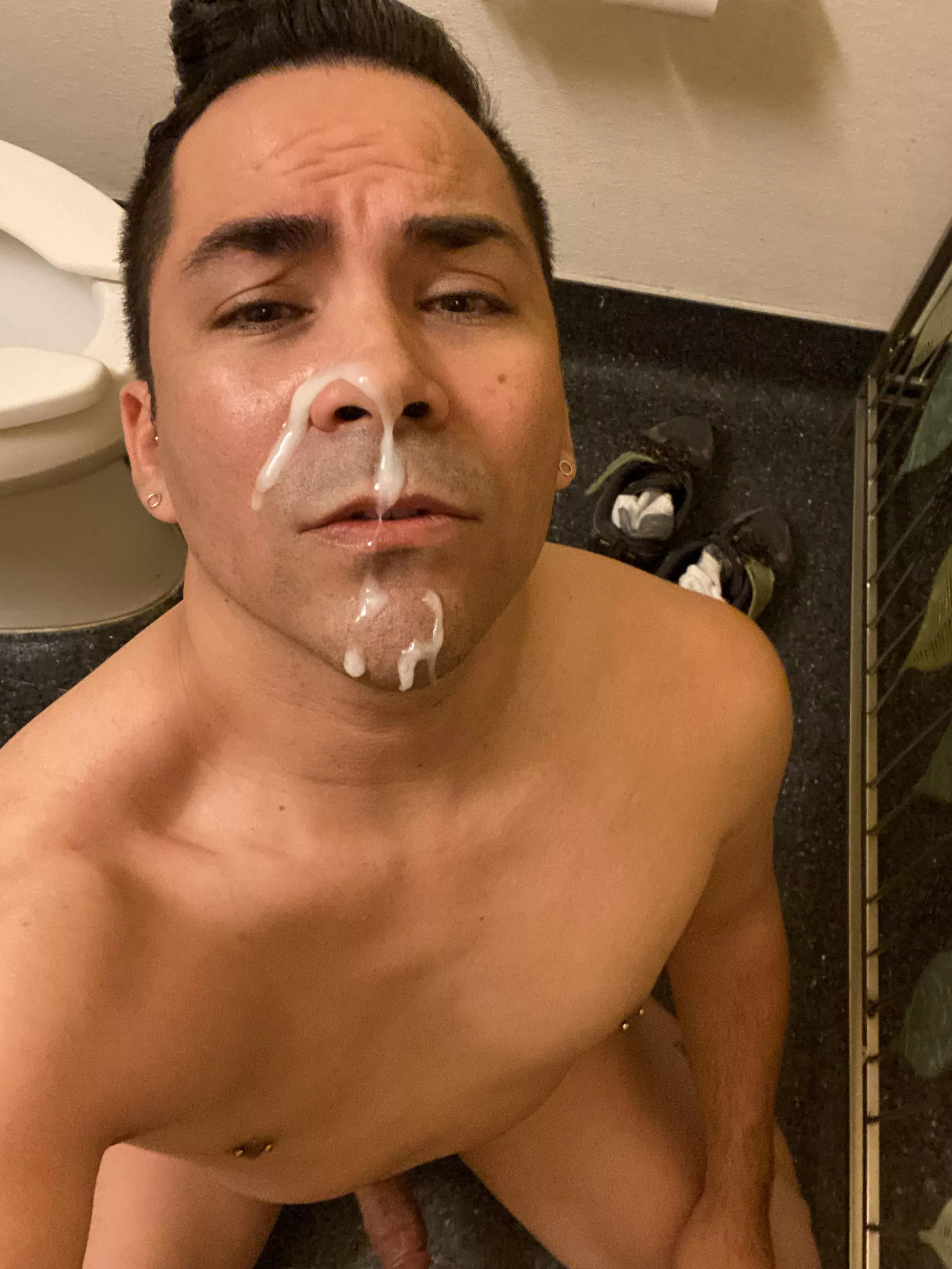 Got my face painted at work 💦