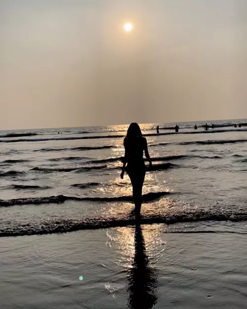 in love with her beach look ❤️‍🔥