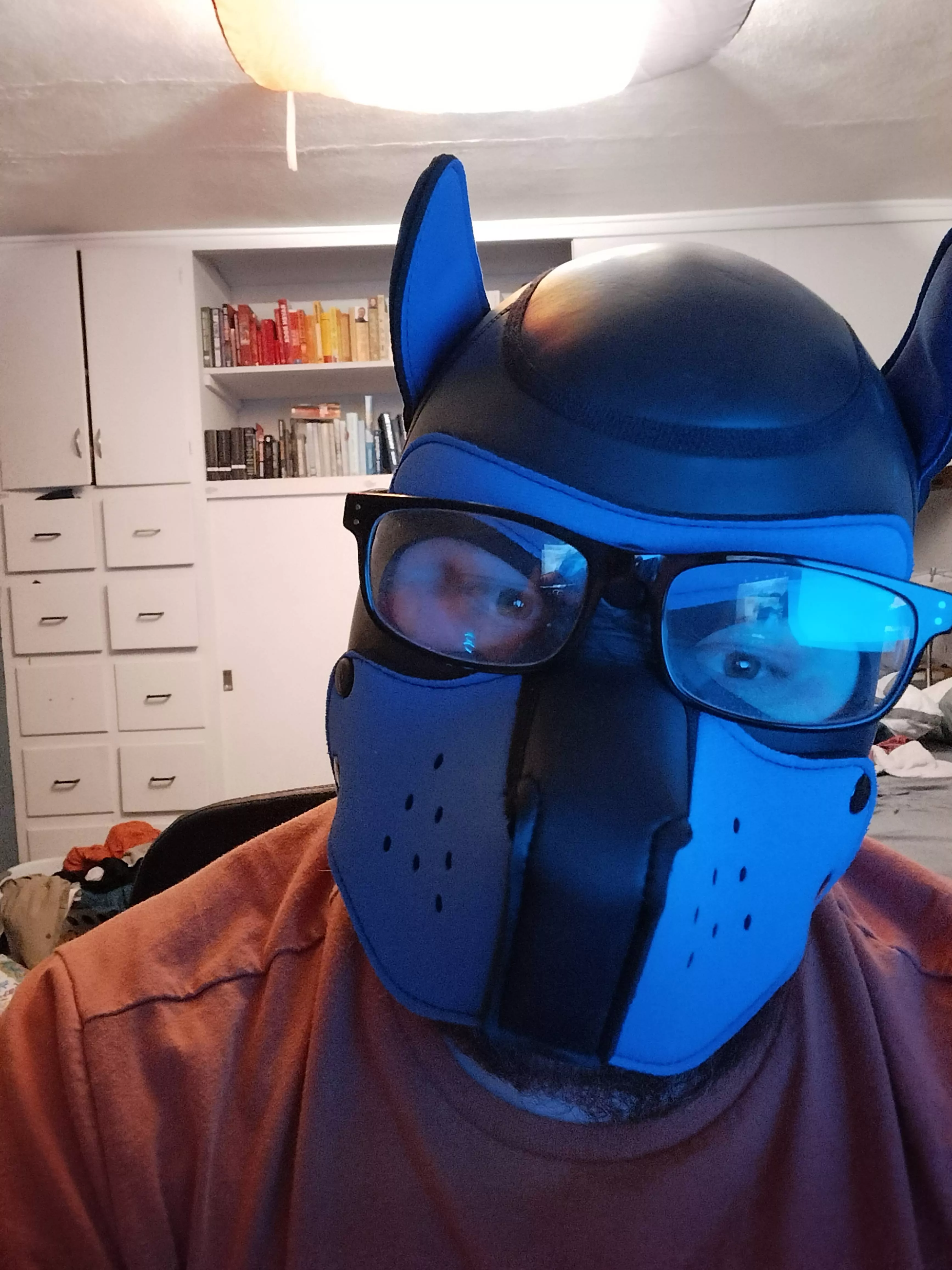 Late night borker with glasses