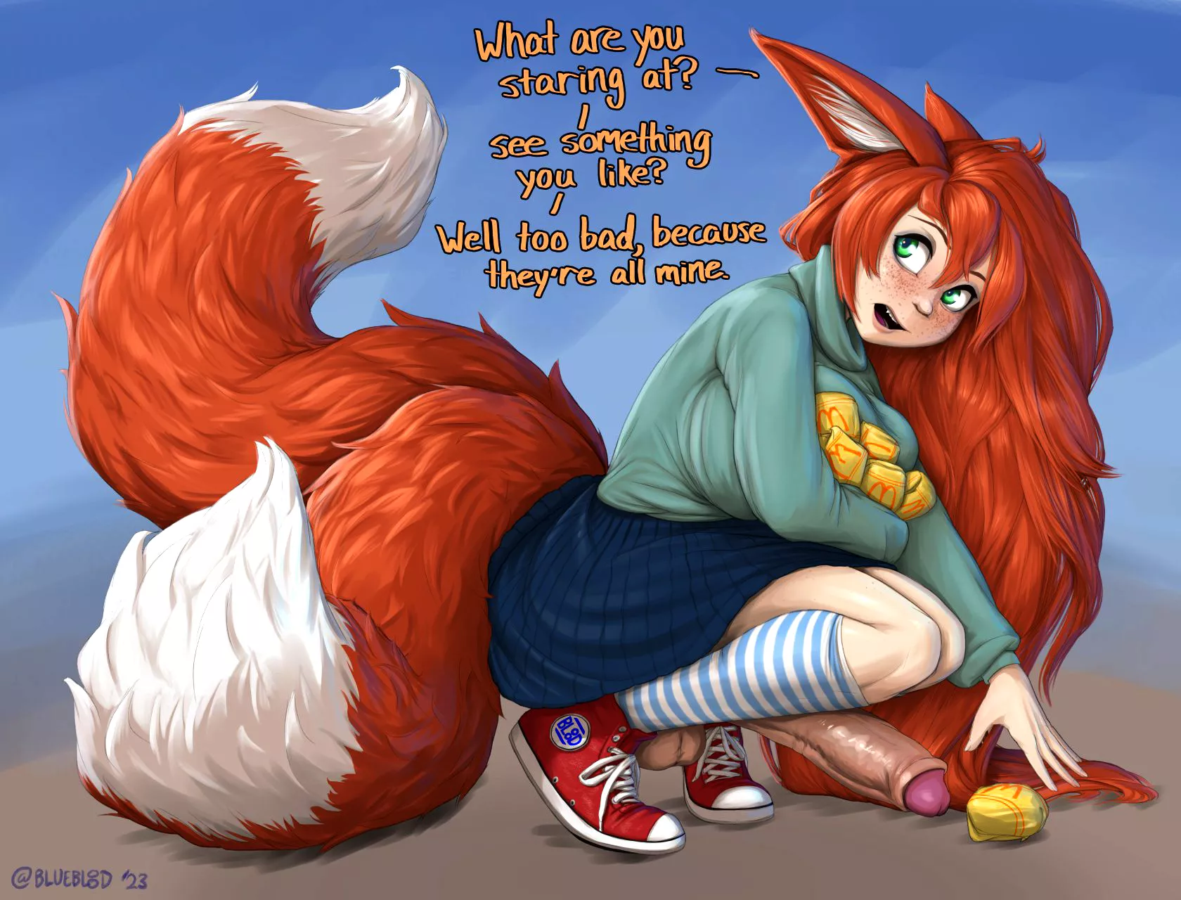 Layla dropped something (Bluebl8d)