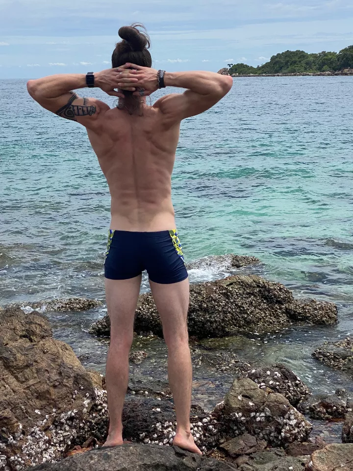 lighthouse from behind