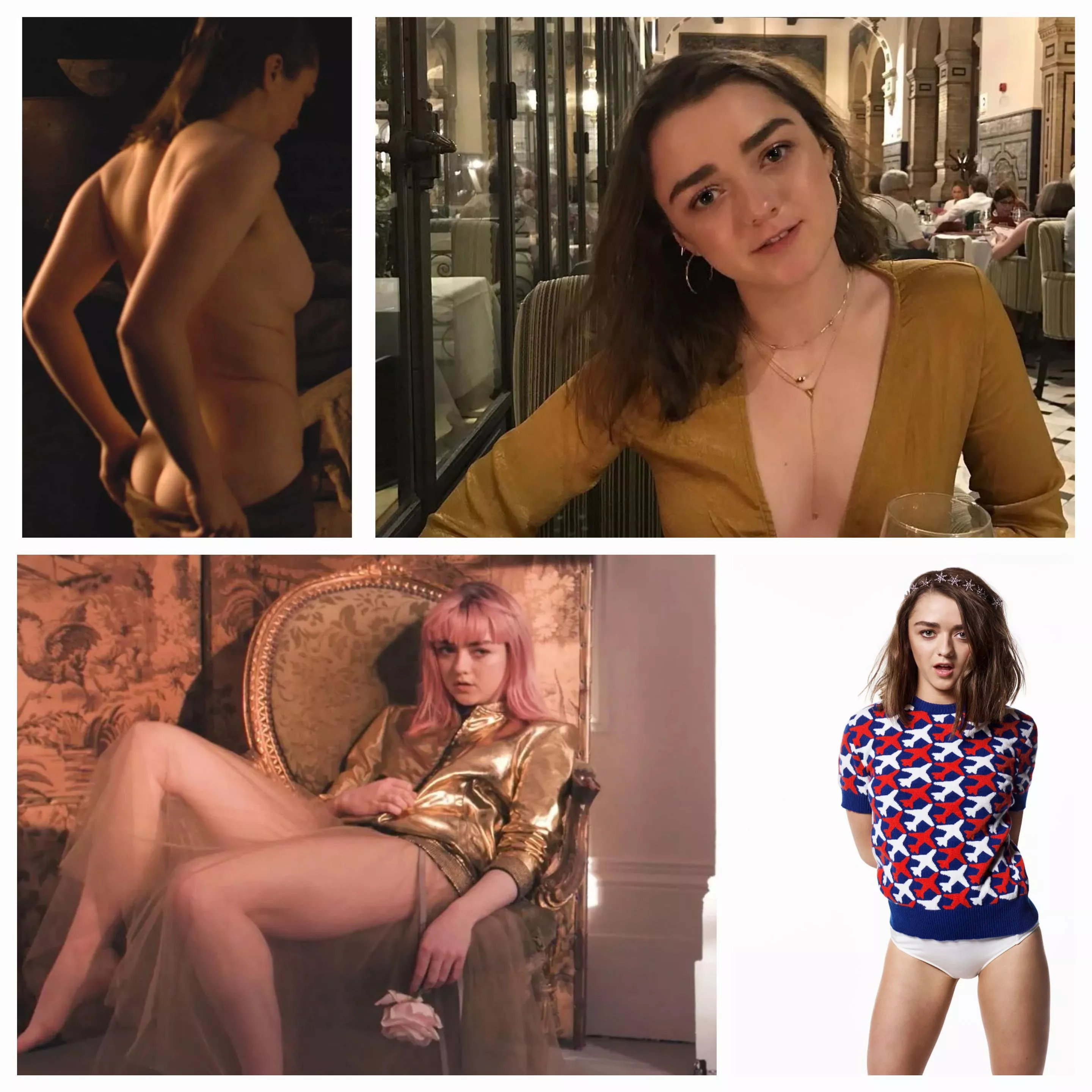 Maisie Williams has me throbbing for her tight body and pretty face, make me goon for her until I lose my mind