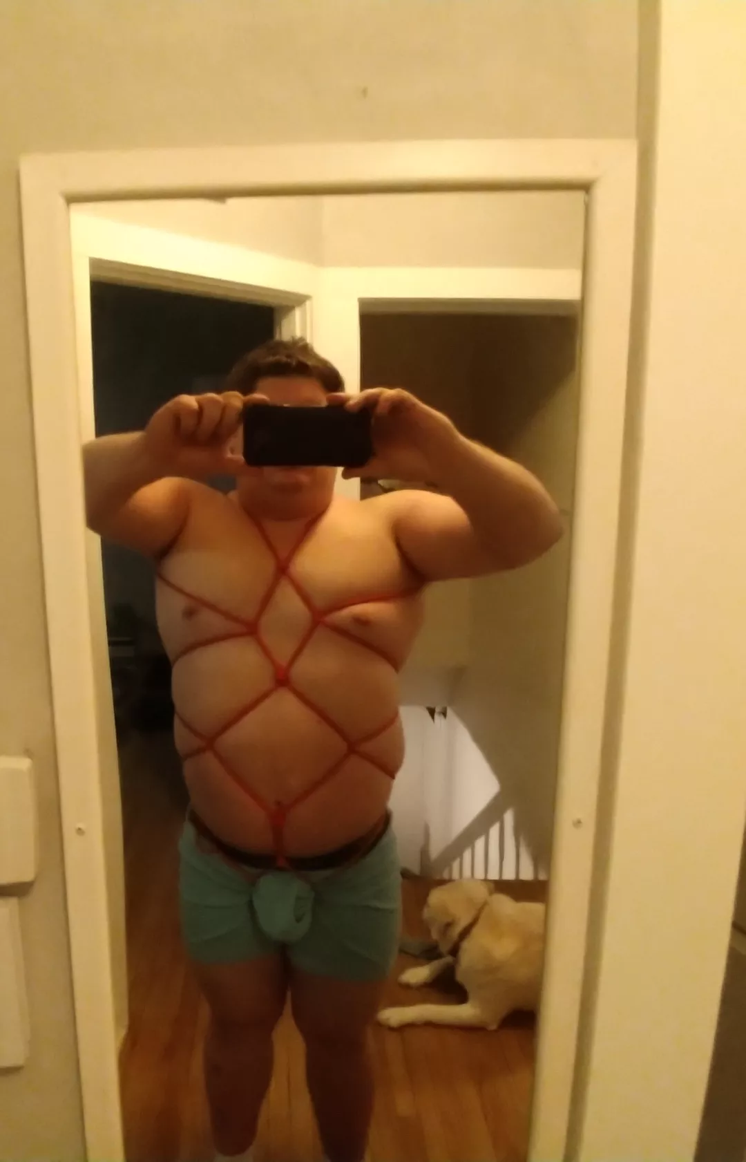 my first self tie I'm definitely going to be getting more ropes