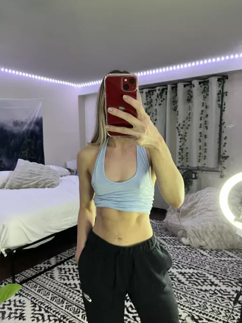 My tiny pierced tits were getting comfy for the night ;)