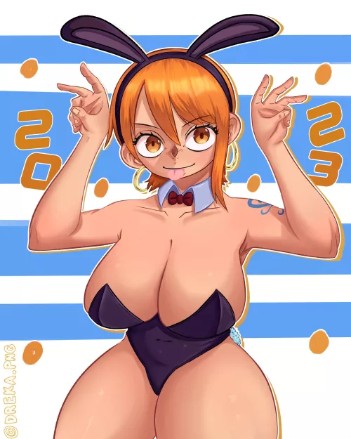 Nami drawing I did for new years (late to the party)