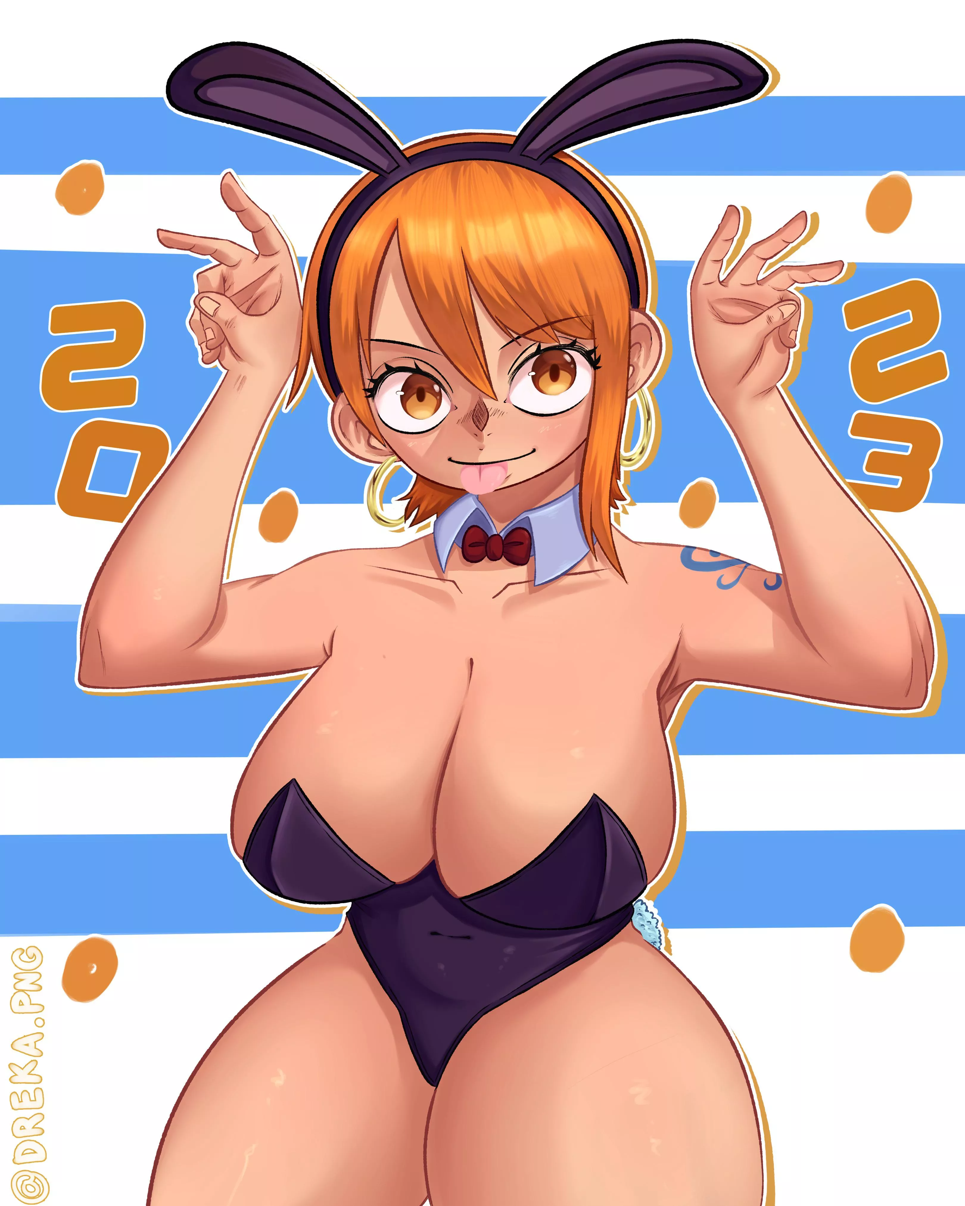Nami drawing I did for new years (late to the party)