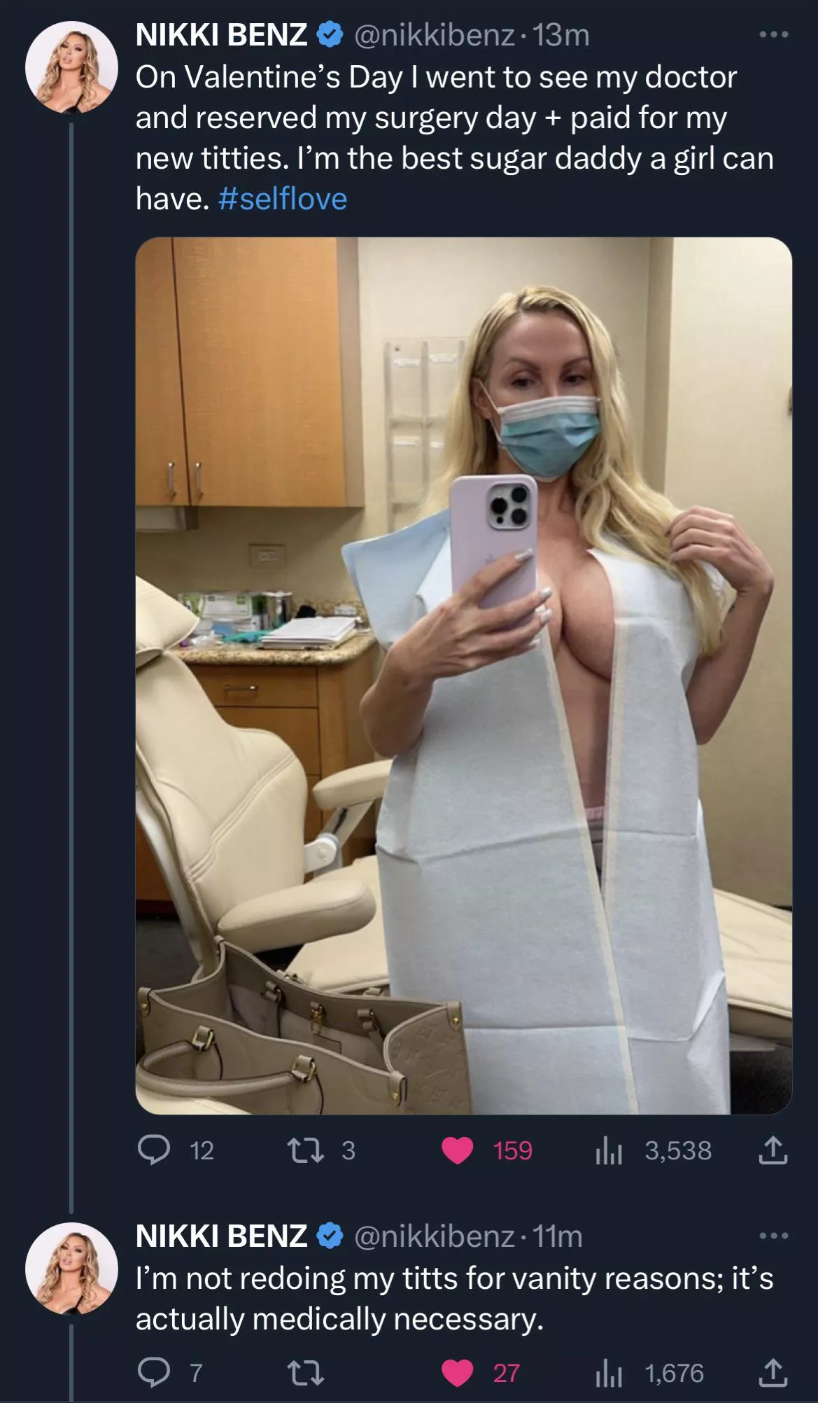 Nikki is getting new tits