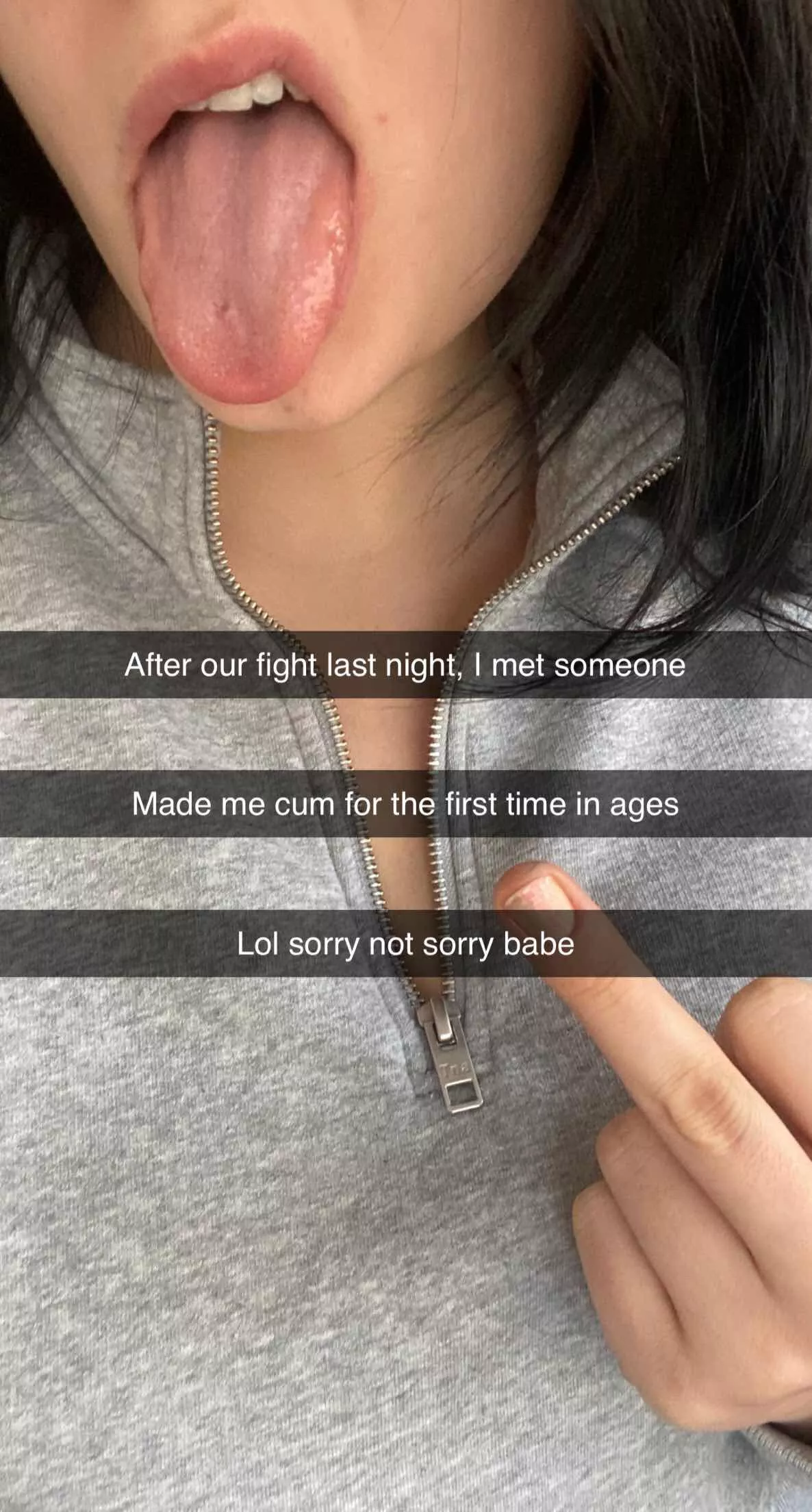 Now he knows not to disagree with me 🙄