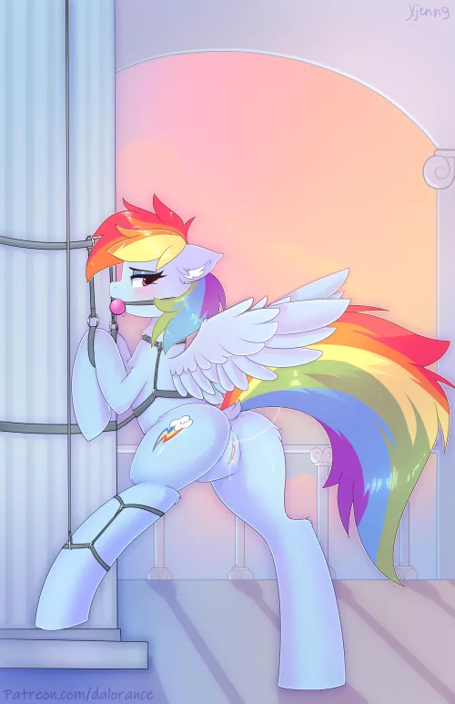 Rainbow bound~ (artist:xjenn9)