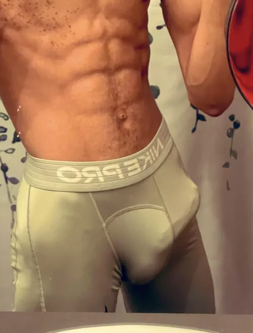 Ready for the game…my teammates always stare at me