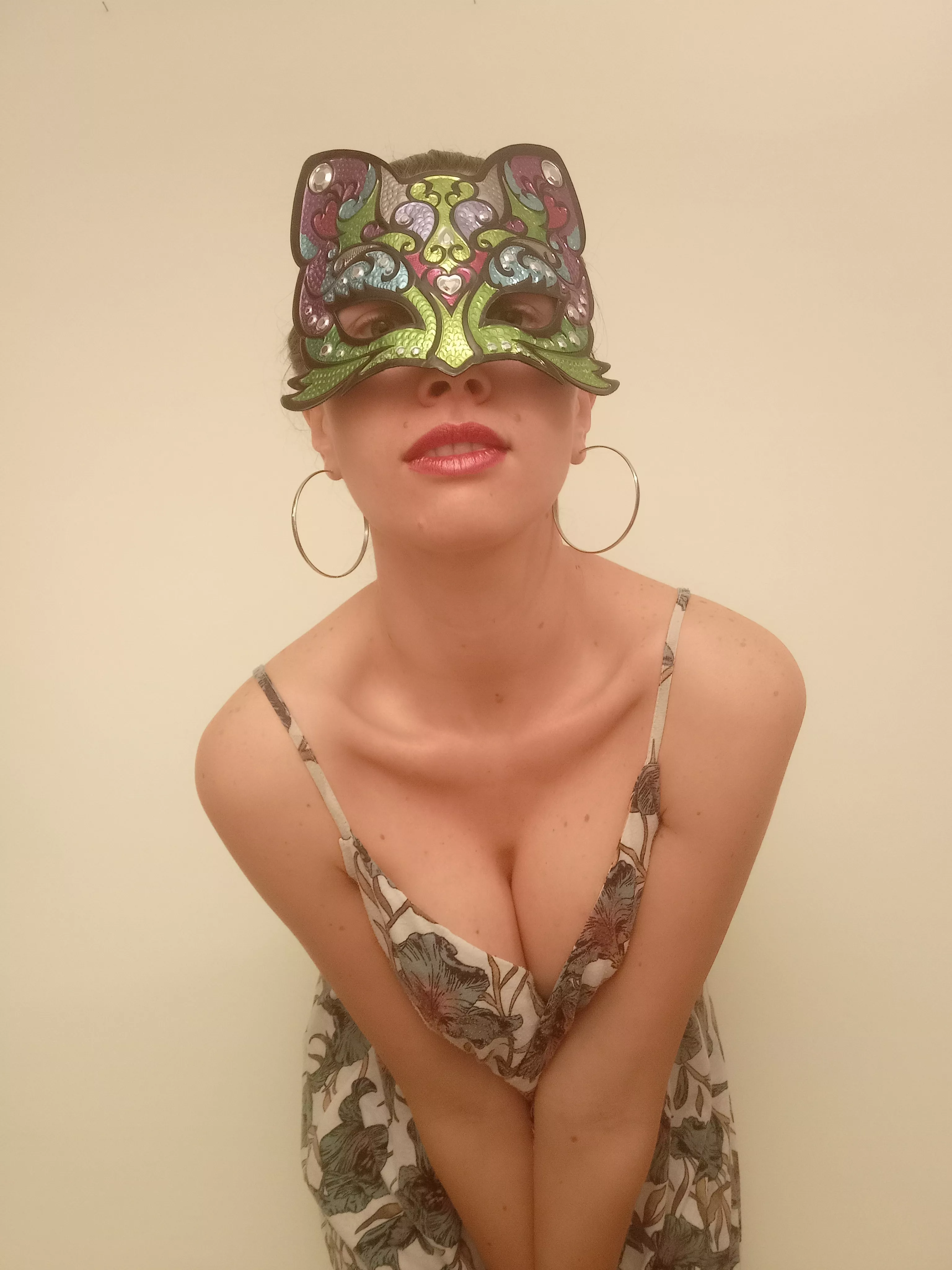 Start at my neck and work your way down to the good stuff.