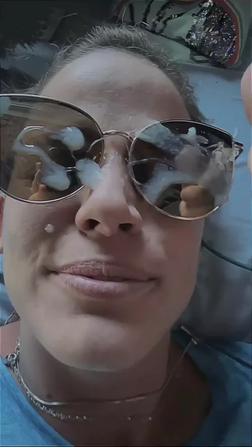 Taking so many facials today I need sunglasses