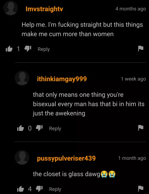 the closet door doesn't even exist at this point