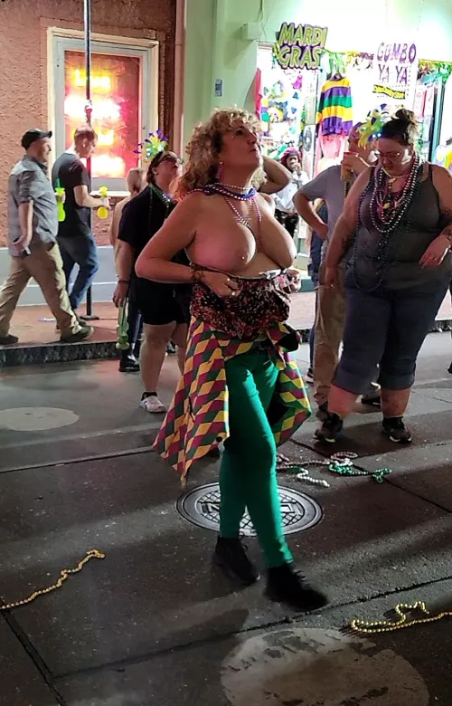 Tonight, our first night at Mardi Gras.