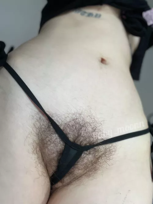 What do you think of my tiny panties? 😳