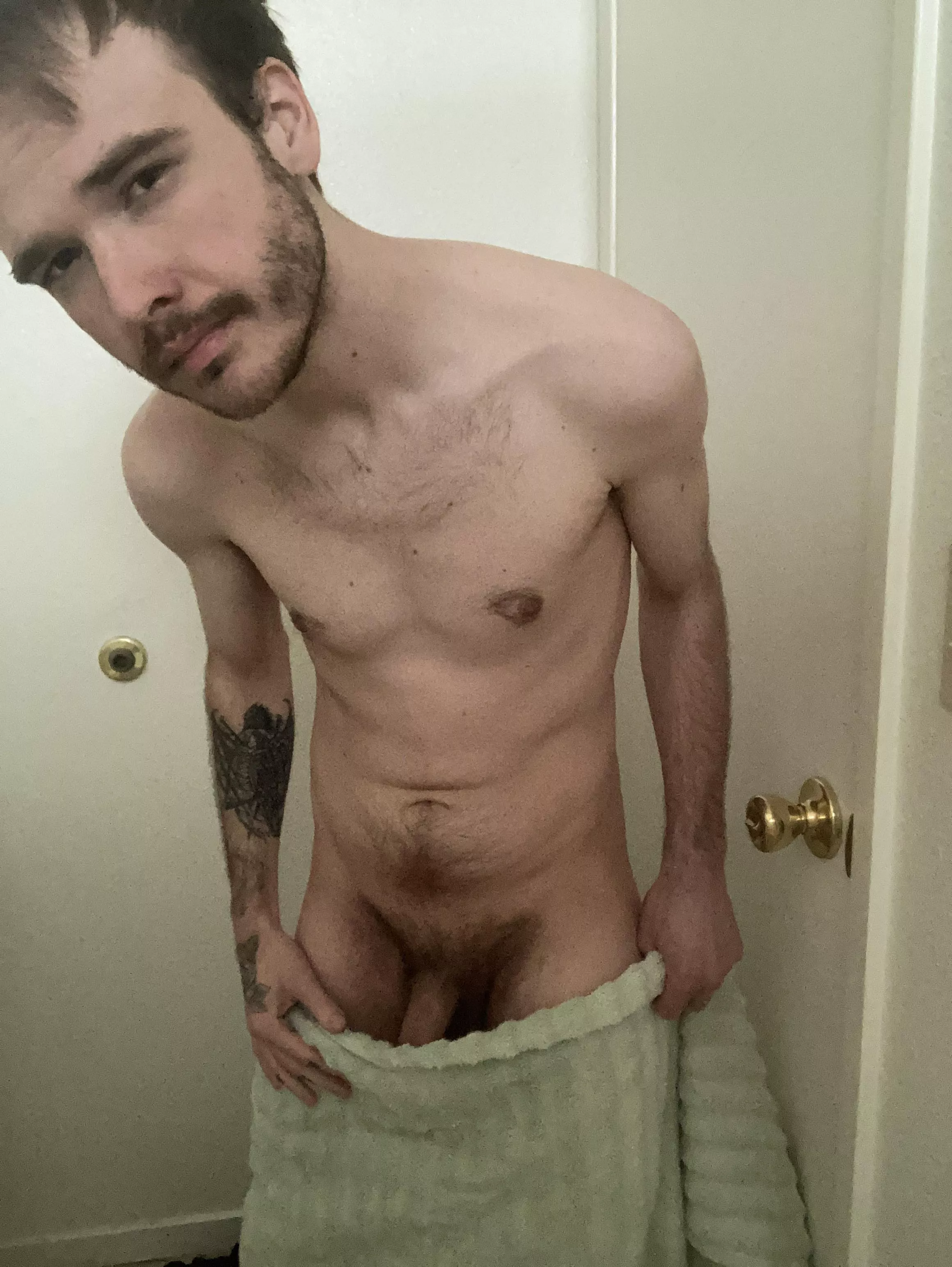 Would you take this towel off? Let me know…