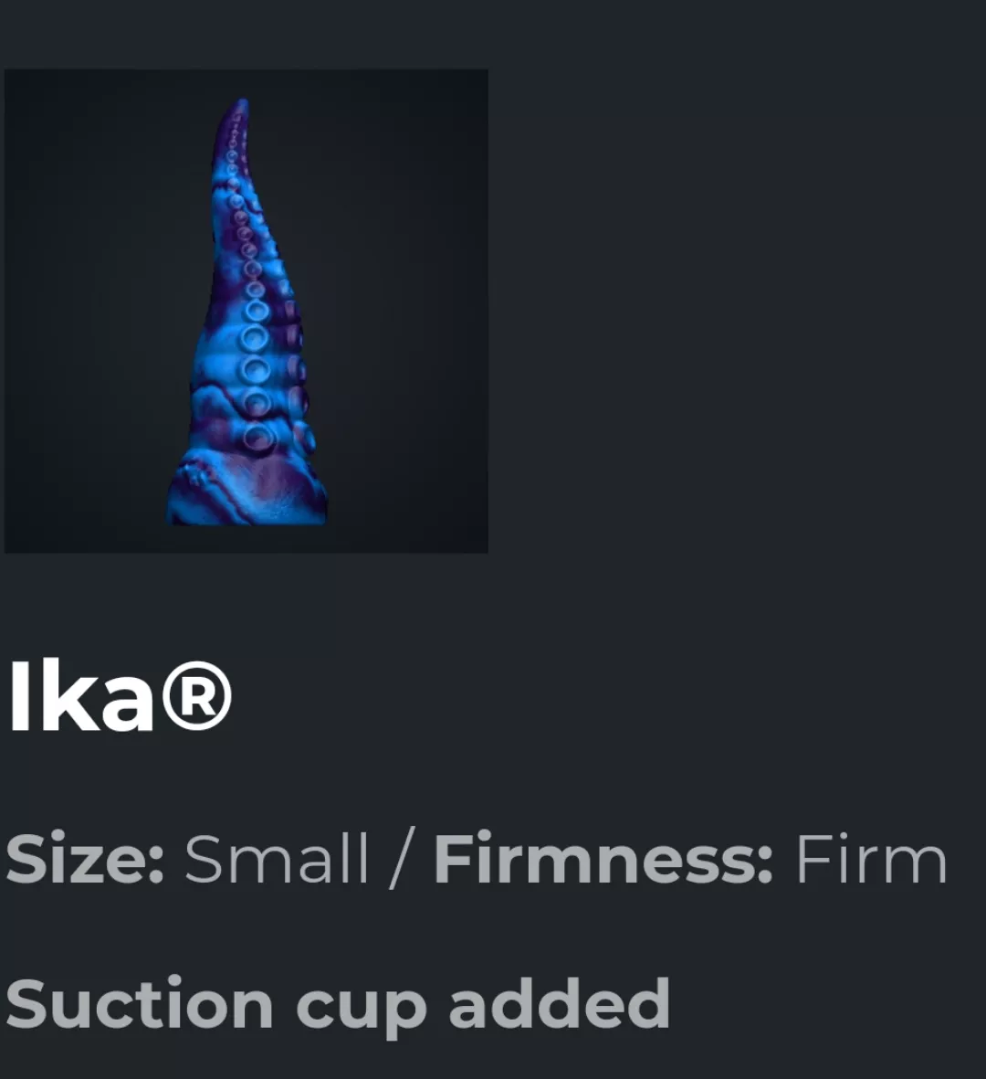 [WTB] Small Ika, Firm w/ Suction cup