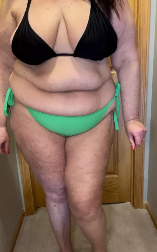 A little neon bikini to get you moving