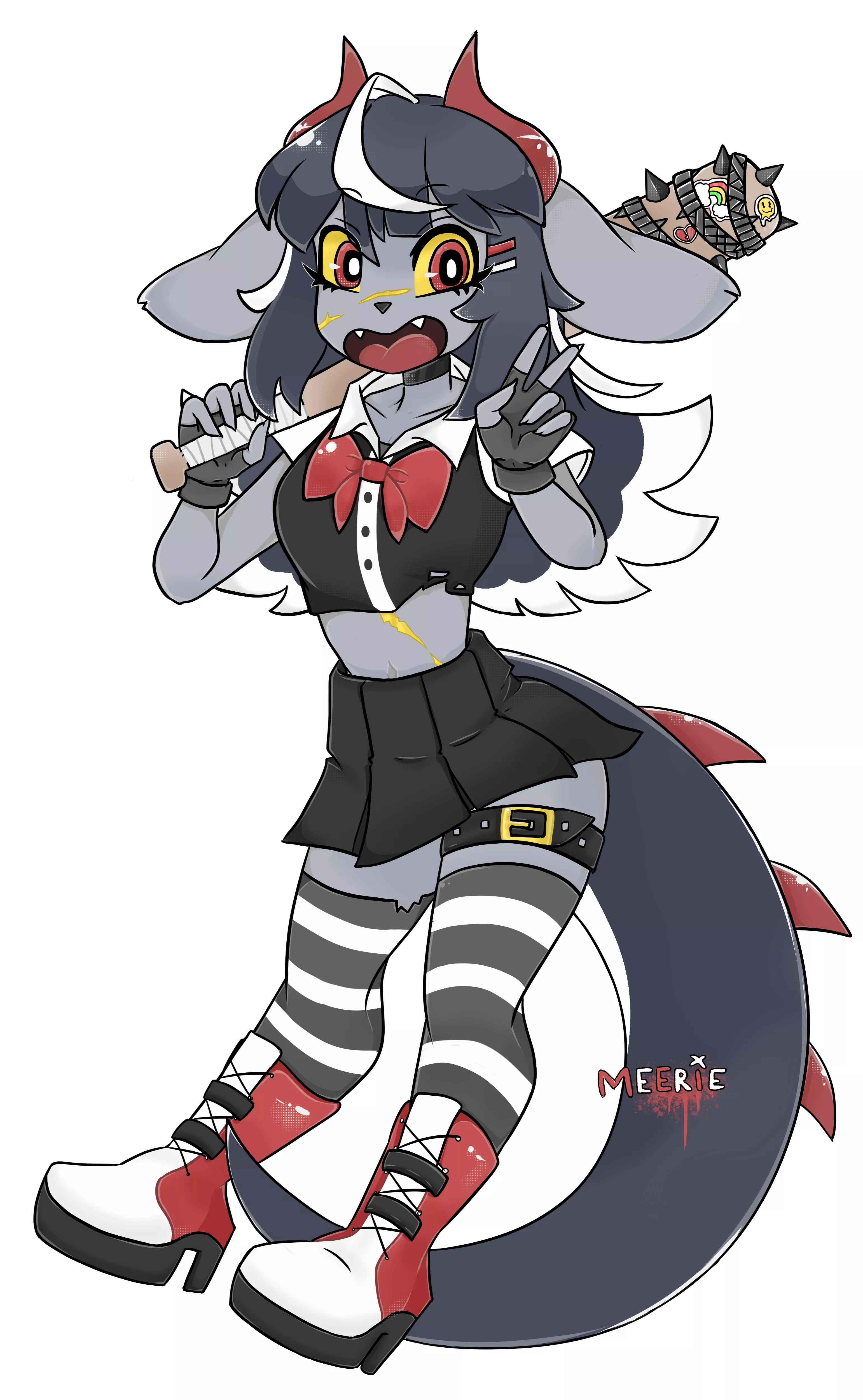 A wild dinobun appears! A newbie here ^^ have a simple artwork of my sona!