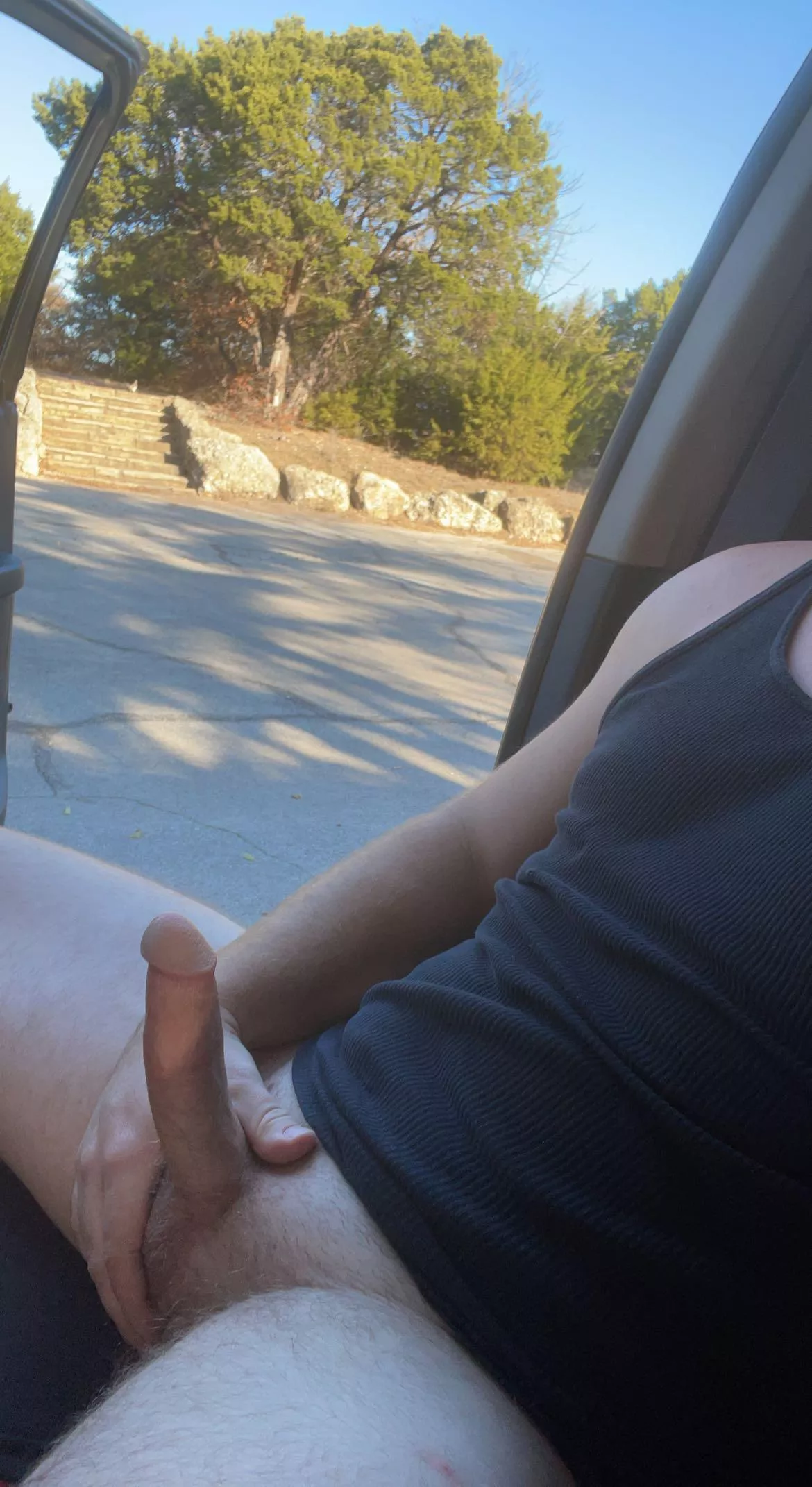 Always get horny in the truck