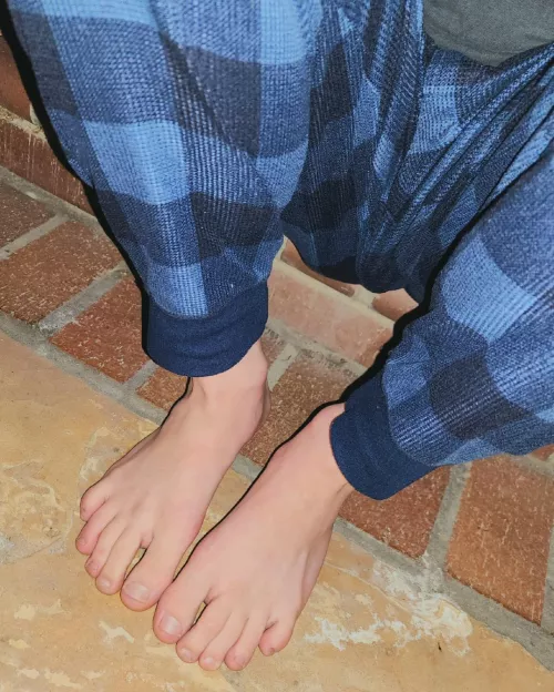 Barefoot And Bulge.