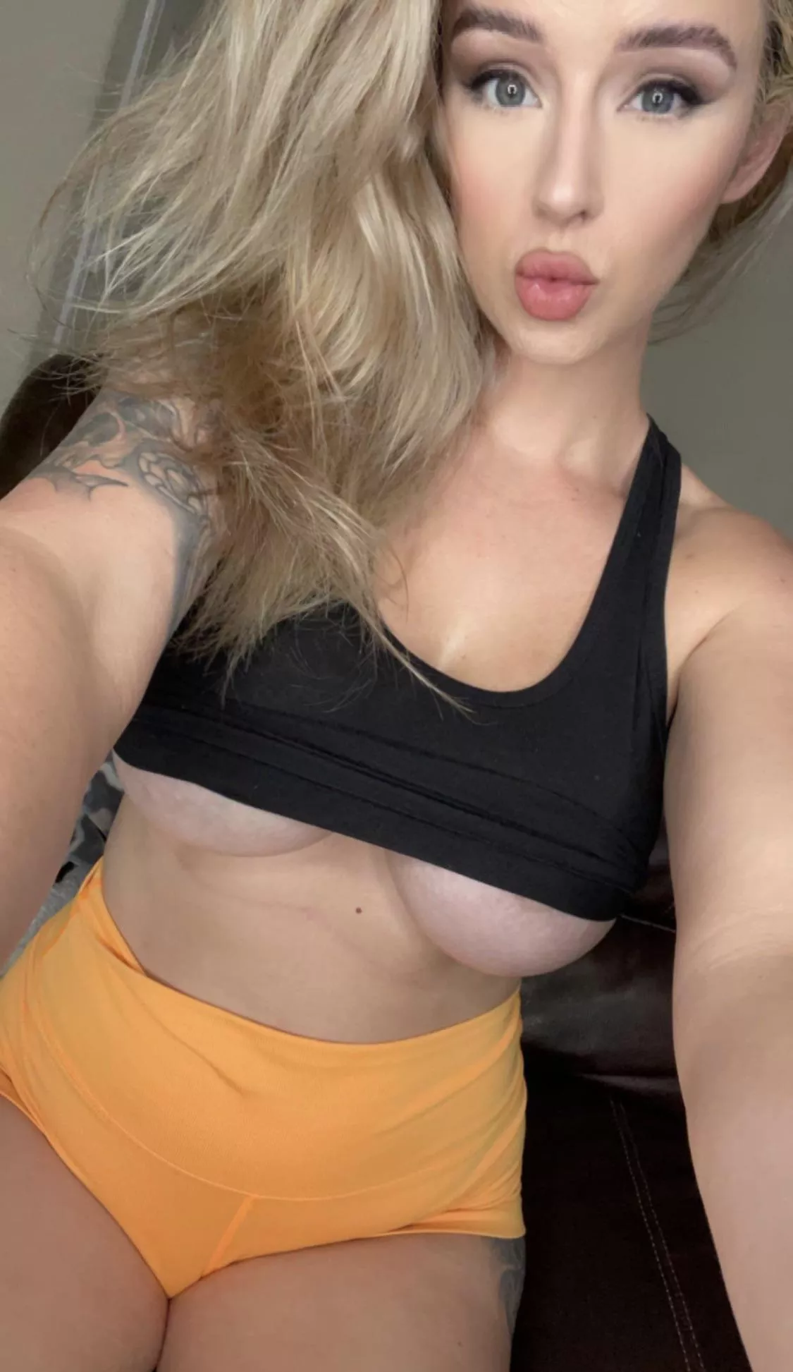 Boob sweat on core day